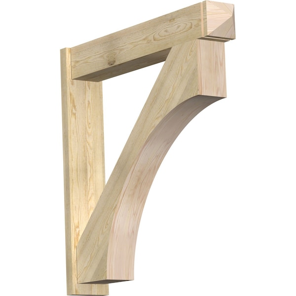 Ekena Millwork Westlake Arts & Crafts Rough Sawn Outlooker, Douglas Fir, 8"W x 46"D x 46"H OUT08X46X46WTL03RDF - main